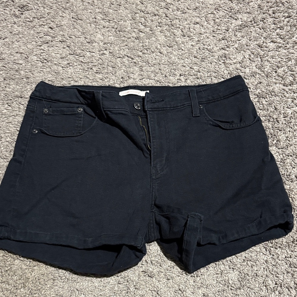 Stylish Black Denim Shorts for Women